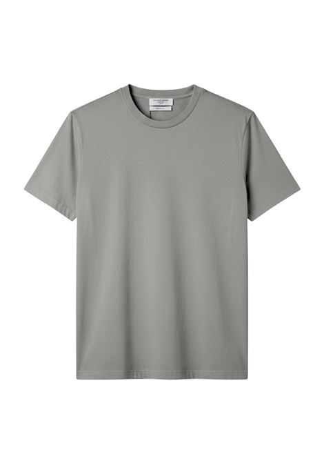 Daniele Fiesoli mercerized cotton crewneck t-shirt with side slits gray DANIELE FIESOLI |  | 43150031